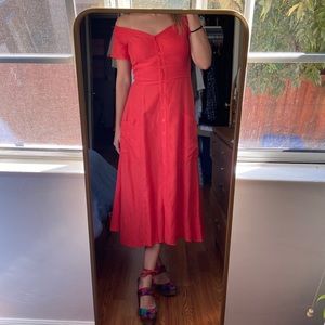 Linen Reformation Dress